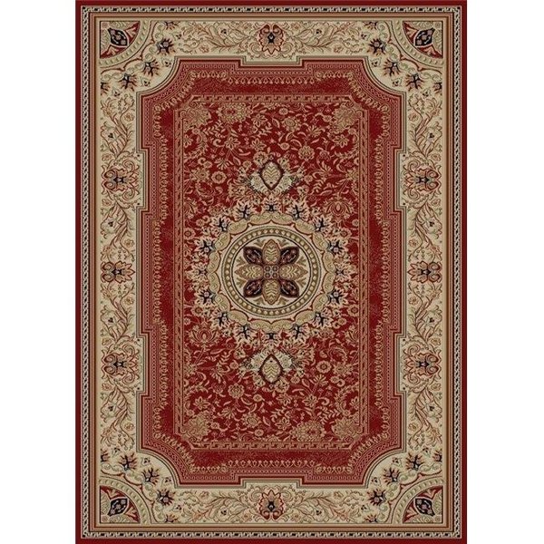 Concord Global Trading Concord Global 65207 7 ft. 10 in. x 10 ft. 10 in. Ankara Chateau - Red 65207
